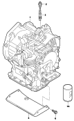 gearbox, complete<br/>4-speed automatic gearbox