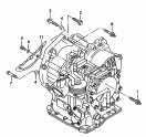 Детали крепления для двигателя
и КП<br/>для 4-ступенчатой АКП