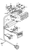 wiring set for air-
conditioning actuation<br/>for vehicles with electroni-
cally regulated air condit.