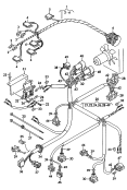wiring harness for blower<br/>for vehicles with electroni-
cally regulated air condit.