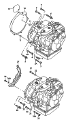 Детали крепления для двигателя
и КП<br/>для 4-ступенчатой АКП