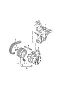 a/c compressor<br/>connecting and mounting parts
for compressor
