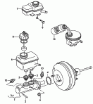 brake master cylinder<br/>reservoir