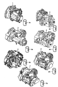 gearbox, complete<br/>6-speed manual transmission