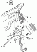 accelerator pedal with
electronic module