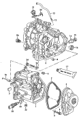 gear housing<br/>for 5 speed manual transmiss.