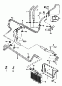 coolant cooling system<br/>additional cooler for coolant<br/>for vehicle use in warm
climates