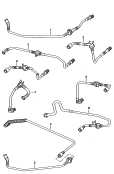 vacuum hoses for
brake servo