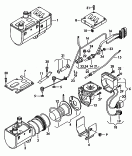 auxiliary heater<br/>auxiliary heater for coolant
circuit