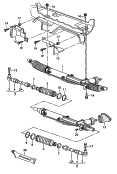 gaiter<br/>guard plate<br/>fasteners<br/>track rod<br/>tie rod end