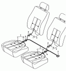 seat and backrest heater
element