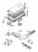 air filter with connecting
parts
