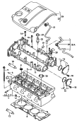 cylinder head<br/>cylinder head cover<br/>cover for intake manifold
