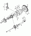crankshaft<br/>conrod<br/>bearings<br/>balancer shaft