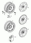 钢制轮辋<br/>车轮装饰罩