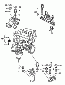 switches and senders on engine