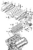 intake manifold<br/>throttle valve control element
