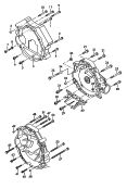 mounting parts for engine and
transmission<br/>6-speed automatic gearbox with
interaxle differential