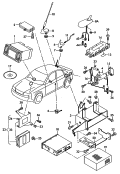 electrical parts for
navigation system<br/>for vehicles with navagation
system and integrated
radio<br/>use if required: