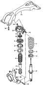 coil spring<br/>shock absorbers<br/>support frame