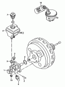 tandem brake master cylinder<br/>reservoir
