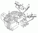 cold start valve<br/>fuel pipe
