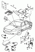 individual parts<br/>for vehicles with navigation
system