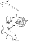 vacuum hoses for
brake servo