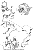 vacuum hoses for
brake servo<br/>electric vacuum pump
for brake