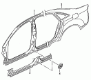 sectional part - side panel
frame