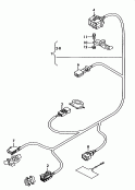 seat frame wiring harness<br/>for vehicle with individual
seats