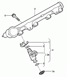 fuel rail<br/>injection valve