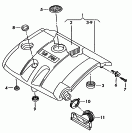 air filter with connecting
parts