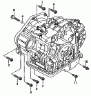 pieces de fixation p. moteur
et bv<br/>boite automatique 6 vitesses