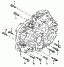 mounting parts for engine and
transmission<br/>6-speed manual transmission