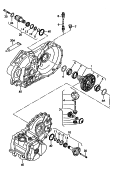 differential<br/>flanged shaft<br/>5-speed manual transmission