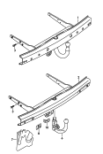 trailer tow hitch (spher.head)