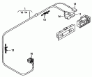 wire set<br/>display and operating unit
on roof<br/>for vehicles with auxiliary
heater