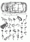 individual parts<br/>harness for engine compartment