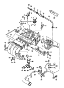 throttle valve control element<br/>vacuum system<br/>intake system<br/>exhaust gas recirculation
