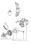 compresseur de climatiseur<br/>pieces de fixation et de
raccord p. compresseur