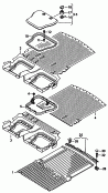 floor covering<br/>cover for lock carrier