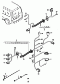 wire set<br/>for vehicles with wing door