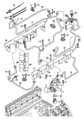 fuel pump<br/>fuel rail<br/>injection valve