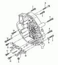Детали крепления для двигателя
и КП<br/>6-ступ. АКП с межосевым
дифференциалом