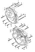 mounting parts for engine and
transmission<br/>6-speed automatic gearbox with
interaxle differential