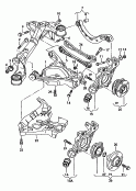 axle guide<br/>wishbone<br/>wheel bearing housing