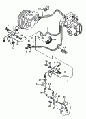 制动管<br/>制动软管<br/>用于带速度调节装置
及自动间隔调整器的
车型