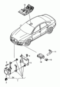 Радарный датчик<br/>для автомобилей, оборудованн-
ных круиз-контролем и авто-
матич. регулятором дистанции