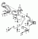 coolant cooling system<br/>for vehicles with auxiliary
heater